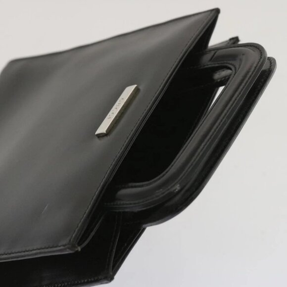 GUCCI Hand Bag Leather Black Auth 68145 - Picture 7 of 15